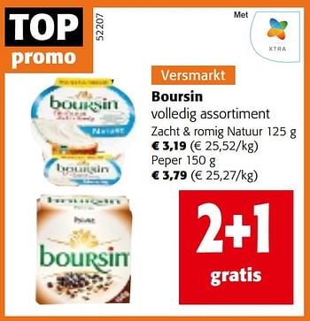Promoties Boursin volledig assortiment - Boursin - Geldig van 08/05/2024 tot 21/05/2024 bij Colruyt