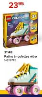 Promotions 31148 patins à roulettes rétro - Lego - Valide de 03/05/2024 à 09/06/2024 chez Euro Shop