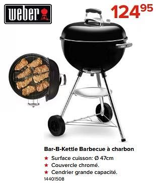 Promoties Bar-b-kettle barbecue à charbon - Weber - Geldig van 03/05/2024 tot 09/06/2024 bij Euro Shop