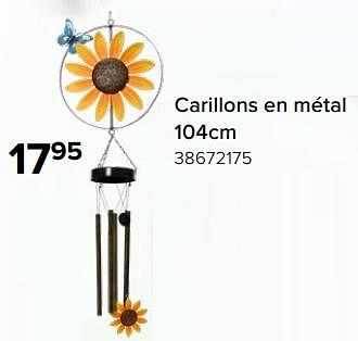 Promoties Carillons en métal - Huismerk - Euroshop - Geldig van 03/05/2024 tot 09/06/2024 bij Euro Shop