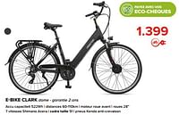 Promotions E-bike clark dame - garantie 2 ans - Prestige Fietsen - Valide de 03/05/2024 à 09/06/2024 chez Euro Shop
