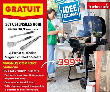 Promoties Magnus comfort barbecue - Barbecook - Geldig van 03/05/2024 tot 09/06/2024 bij Euro Shop