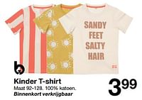 Promoties Kinder t shirt - Huismerk - Zeeman  - Geldig van 11/05/2024 tot 17/05/2024 bij Zeeman