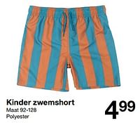 Promoties Kinder zwemshort - Huismerk - Zeeman  - Geldig van 11/05/2024 tot 17/05/2024 bij Zeeman