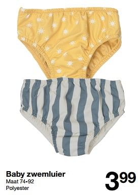 Promoties Baby zwemluier - Huismerk - Zeeman  - Geldig van 11/05/2024 tot 17/05/2024 bij Zeeman
