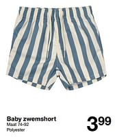 Promoties Baby zwemshort - Huismerk - Zeeman  - Geldig van 11/05/2024 tot 17/05/2024 bij Zeeman