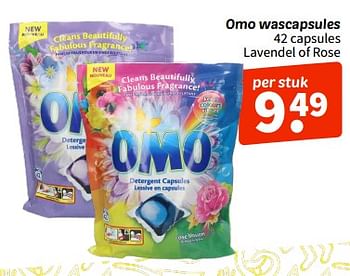 Promoties Omo wascapsules - Omo - Geldig van 07/05/2024 tot 19/05/2024 bij Wibra