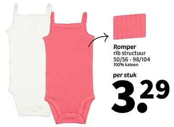 Promoties Romper - Huismerk - Wibra - Geldig van 07/05/2024 tot 19/05/2024 bij Wibra