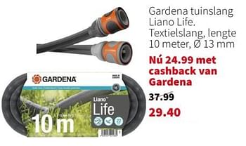 Promoties Gardena tuinslang liano life - Gardena - Geldig van 13/05/2024 tot 19/05/2024 bij Intratuin