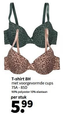 Promoties T shirt bh - Huismerk - Wibra - Geldig van 07/05/2024 tot 19/05/2024 bij Wibra