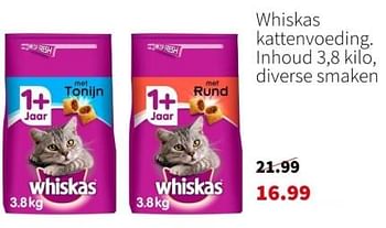Promoties Whiskas kattenvoeding - Whiskas - Geldig van 13/05/2024 tot 19/05/2024 bij Intratuin