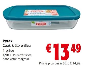 Promoties Pyrex cook + store bleu - Pyrex - Geldig van 08/05/2024 tot 21/05/2024 bij Colruyt