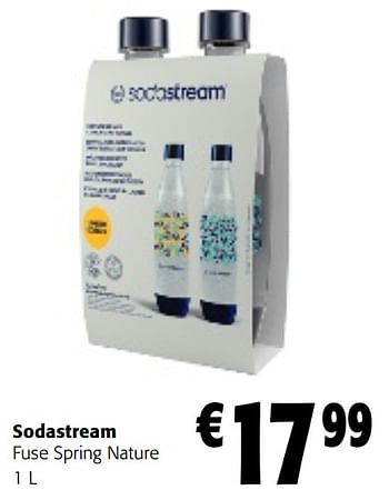 Promoties Sodastream fuse spring nature - Sodastream - Geldig van 08/05/2024 tot 21/05/2024 bij Colruyt
