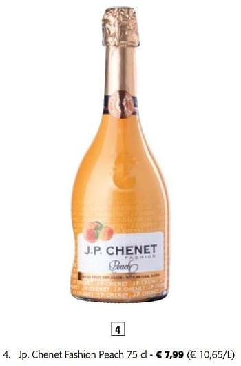 Promotions Jp. chenet fashion peach - Mousseux - Valide de 08/05/2024 à 21/05/2024 chez Colruyt