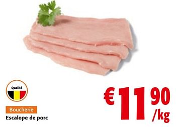 Promoties Escalope de porc - Huismerk - Colruyt - Geldig van 08/05/2024 tot 21/05/2024 bij Colruyt