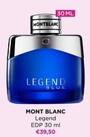 Promoties Mont blanc legend edp - Mont Blanc - Geldig van 13/05/2024 tot 19/05/2024 bij ICI PARIS XL