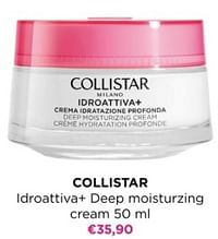 Collistar idroattiva+ deep moisturzing cream-Collistar