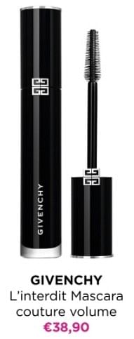 Promotions Givenchy liinterdit mascara couture volume - Givenchy - Valide de 13/05/2024 à 19/05/2024 chez ICI PARIS XL