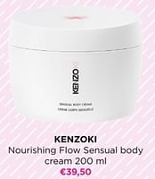 Promoties Kenzoki nourishing flow sensual body cream - Kenzoki - Geldig van 13/05/2024 tot 19/05/2024 bij ICI PARIS XL