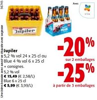 Promotions Jupiler - Jupiler - Valide de 08/05/2024 à 21/05/2024 chez Colruyt