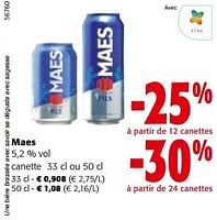 Promotions Maes - Maes - Valide de 08/05/2024 à 21/05/2024 chez Colruyt