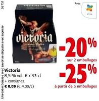 Promotions Victoria - Victoria - Valide de 08/05/2024 à 21/05/2024 chez Colruyt