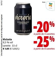 Promotions Victoria - Victoria - Valide de 08/05/2024 à 21/05/2024 chez Colruyt