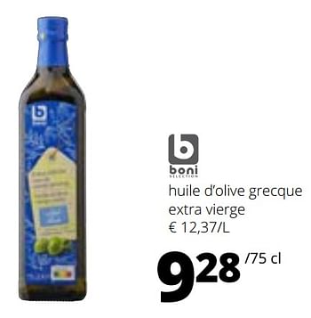 Promoties Huile d’olive grecque extra vierge - Boni - Geldig van 09/05/2024 tot 22/05/2024 bij Spar (Colruytgroup)