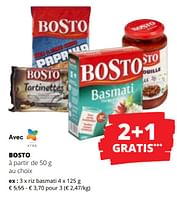 Promotions Riz basmati - Bosto - Valide de 09/05/2024 à 22/05/2024 chez Spar (Colruytgroup)