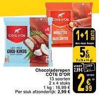 Promoties Chocoladerepen côte d`or - Cote D'Or - Geldig van 14/05/2024 tot 18/05/2024 bij Cora