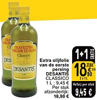 Promoties Extra olijfolie van de eerste persing desantis classico - Desantis - Geldig van 14/05/2024 tot 18/05/2024 bij Cora