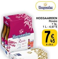 Promoties Hoegaarden rosée - Hoegaarden - Geldig van 14/05/2024 tot 18/05/2024 bij Cora