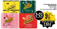 Promoties Limonades of tonics schweppes - Schweppes - Geldig van 14/05/2024 tot 18/05/2024 bij Cora