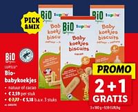 Promoties Biobabykoekjes - Lupilu - Geldig van 15/05/2024 tot 21/05/2024 bij Lidl