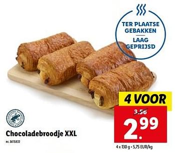 Promoties Chocoladebroodje xxl - Huismerk - Lidl - Geldig van 15/05/2024 tot 21/05/2024 bij Lidl