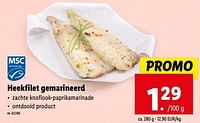 Promoties Heekfilet gemarineerd - Huismerk - Lidl - Geldig van 15/05/2024 tot 21/05/2024 bij Lidl