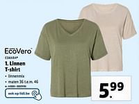 Promoties Linnen t-shirt - Esmara - Geldig van 15/05/2024 tot 21/05/2024 bij Lidl