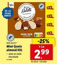 Mini-ijsmix almond xxl-Bon Gelati