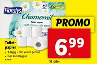 Promoties Toiletpapier - Floralys - Geldig van 15/05/2024 tot 21/05/2024 bij Lidl