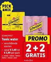 Promoties Tonic water - Schweppes - Geldig van 15/05/2024 tot 21/05/2024 bij Lidl