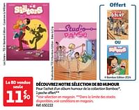 Promotions Découvrez notre sélection de bd humour - Produit Maison - Auchan Ronq - Valide de 07/05/2024 à 13/05/2024 chez Auchan Ronq