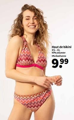 Promotions Haut de bikini - Produit maison - Wibra - Valide de 07/05/2024 à 19/05/2024 chez Wibra