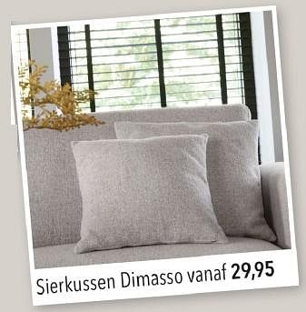 Promotions Sierkussen dimasso - Produit Maison - Pronto Wonen - Valide de 12/05/2024 à 19/05/2024 chez Pronto Wonen