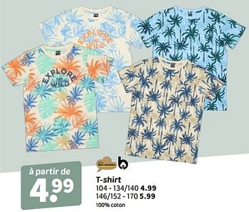 Promoties T shirt - Huismerk - Wibra - Geldig van 07/05/2024 tot 19/05/2024 bij Wibra