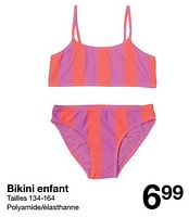 Promotions Bikini enfant - Produit maison - Zeeman  - Valide de 11/05/2024 à 17/05/2024 chez Zeeman