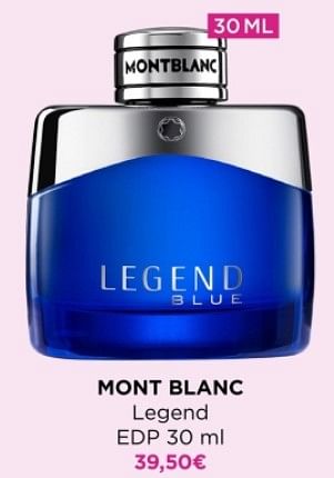 Promotions Mont blanc legend edp - Mont Blanc - Valide de 13/05/2024 à 19/05/2024 chez ICI PARIS XL