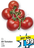 Promoties Ah tomaten - Huismerk - Albert Heijn - Geldig van 13/05/2024 tot 20/05/2024 bij Albert Heijn