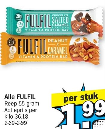 Promoties Alle fulfil - FulFil - Geldig van 13/05/2024 tot 20/05/2024 bij Albert Heijn