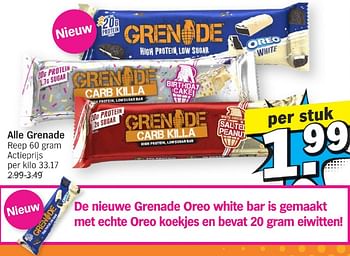 Promoties Alle grenade - Grenade - Geldig van 13/05/2024 tot 20/05/2024 bij Albert Heijn