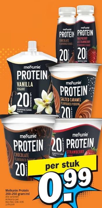 Promotions Melkunie protein - Melkunie - Valide de 13/05/2024 à 20/05/2024 chez Albert Heijn